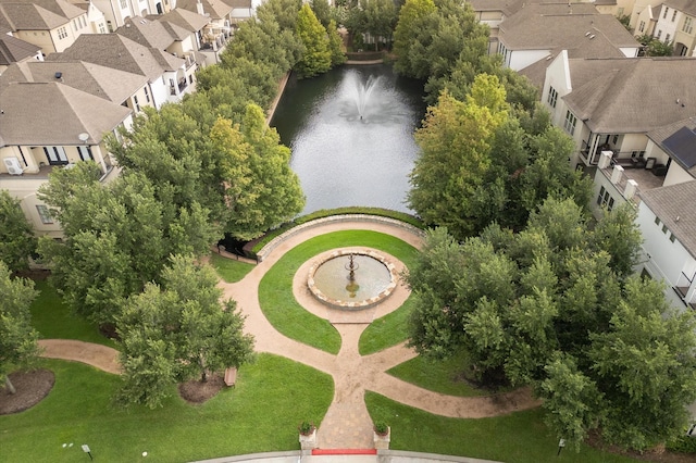 1705 Upland Lks, Houston, TX 77043 - aerial view of residential area featuring a nearby body of water