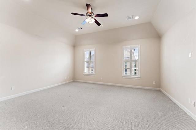 1705 Upland Lks, Houston, TX 77043 - empty room featuring a ceiling fan and light carpet