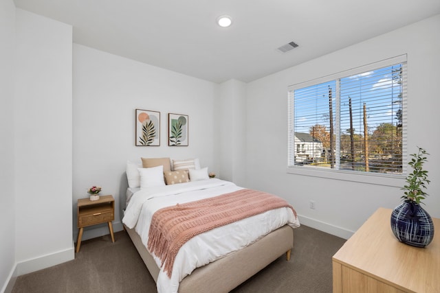 1546 W Tidwell Rd, Houston, TX 77091 - bedroom with dark carpet and recessed lighting