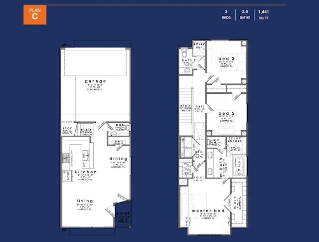 1546 W Tidwell Rd, Houston, TX 77091 - view of home floor plan