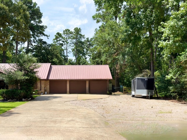 13202 N Decker Dr, Magnolia, TX 77355 - garage with driveway