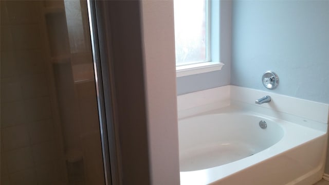 18438 Atascocita Meadow Dr, Humble, TX 77346 - full bathroom featuring a garden tub and a shower