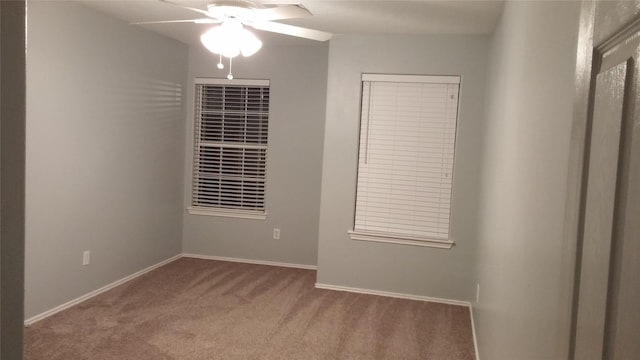 18438 Atascocita Meadow Dr, Humble, TX 77346 - carpeted spare room featuring a ceiling fan and baseboards