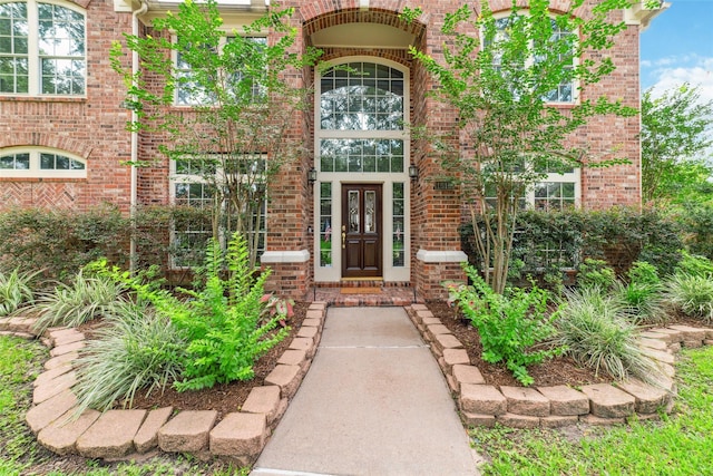 1915 Stormcroft Cir, Katy, TX 77450 - property entrance featuring brick siding