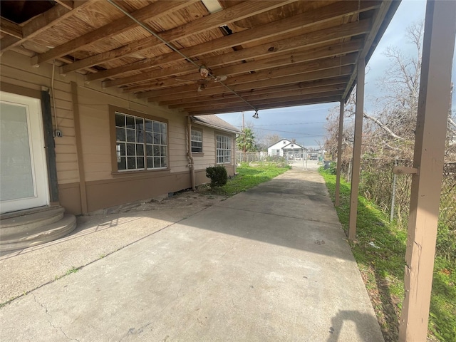 2010 King St, Houston, TX 77026 - view of patio featuring entry steps