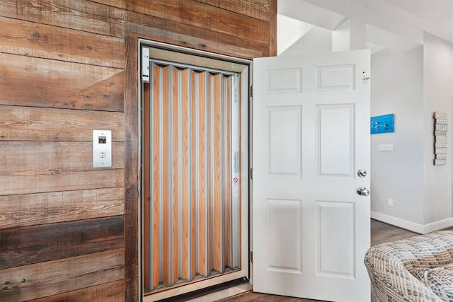 19623 Shores Dr, Galveston, TX 77554 - property entrance with elevator