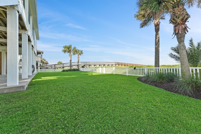 19623 Shores Dr, Galveston, TX 77554 - view of fenced backyard