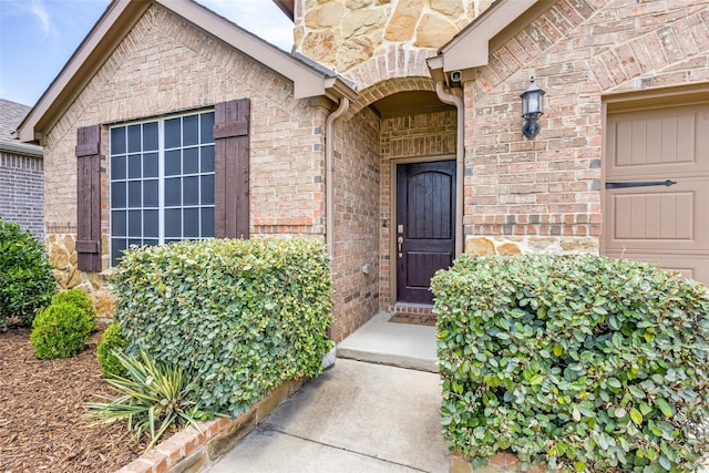 2821 Redbud Ln, Melissa, TX 75454 - entrance to property with stone siding and brick siding
