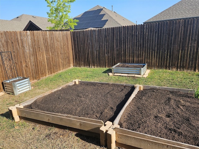 2821 Redbud Ln, Melissa, TX 75454 - fenced backyard featuring a garden
