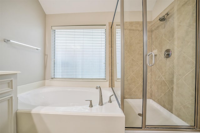 2531 Llano Springs Dr, Katy, TX 77494 - full bathroom featuring a bath and a stall shower