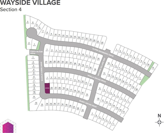 8126 Alpine Bearberry Dr, Houston, TX 77016 - map showing property parcels