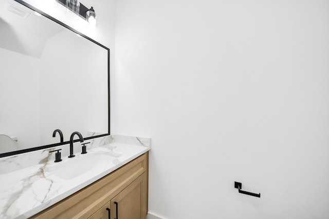 1913 W St, Houston, TX 77026 - bathroom with vanity and toilet