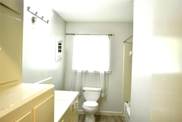 101 Summit Dr, Conroe, TX 77303 - bathroom featuring vanity and washtub / shower combination