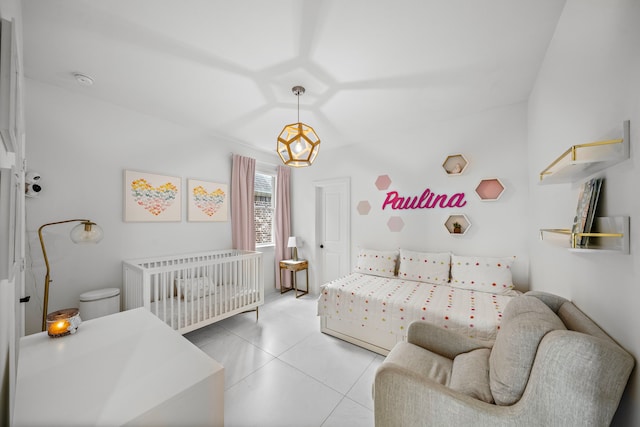 8421 Moritz Grn, Houston, TX 77055 - tiled bedroom with a nursery area