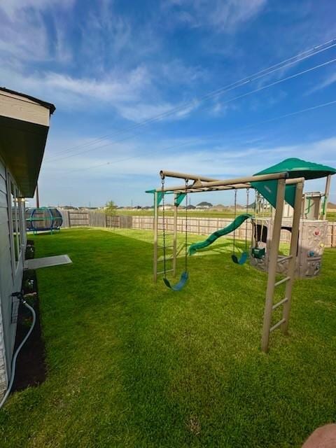4206 Barrington Cove Ln, Baytown, TX 77521 - view of playground featuring a fenced backyard