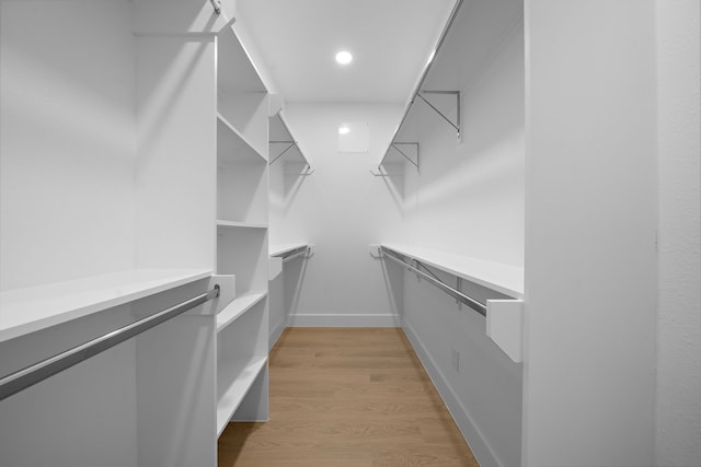 1305 Amundsen St N, Houston, TX 77009 - walk in closet with light wood-style flooring