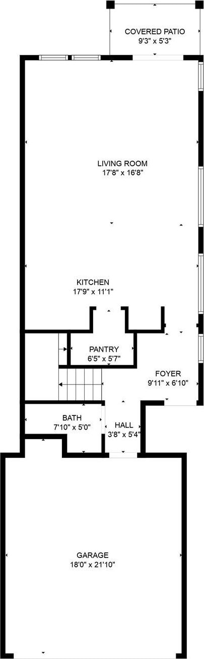 1307 Amundsen St N, Houston, TX 77009 - view of home floor plan