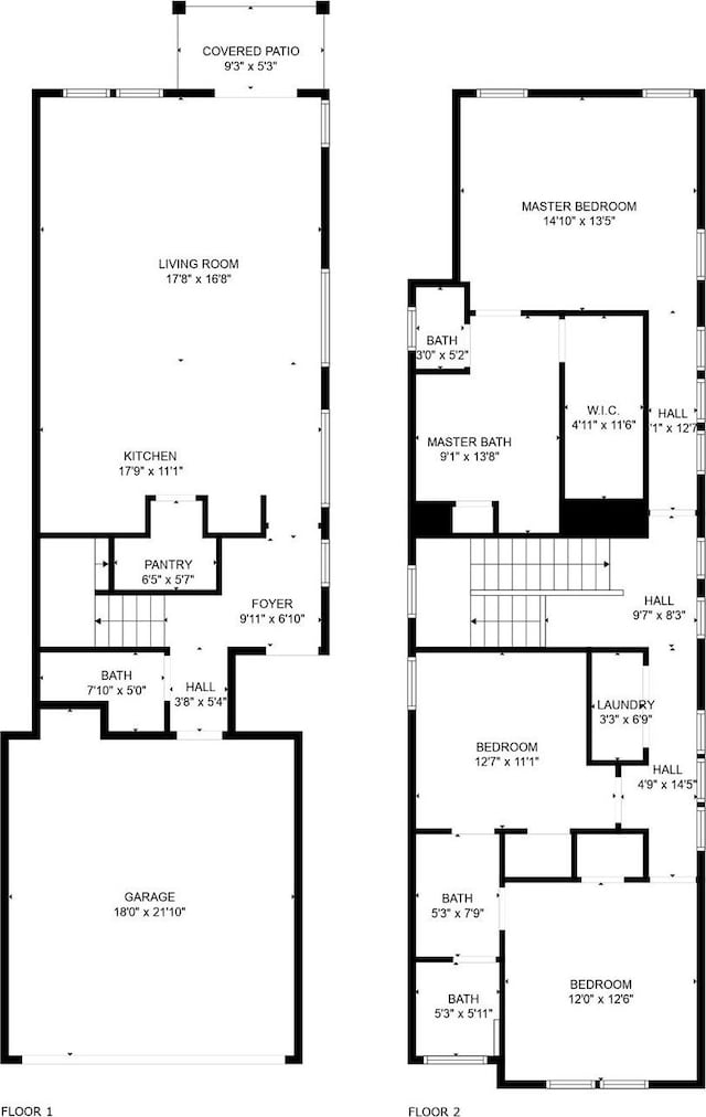 1307 Amundsen St N, Houston, TX 77009 - view of property floor plan