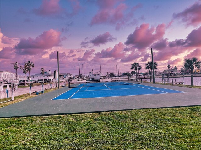 23107 Miramar Cir, Galveston, TX 77554 - view of tennis court