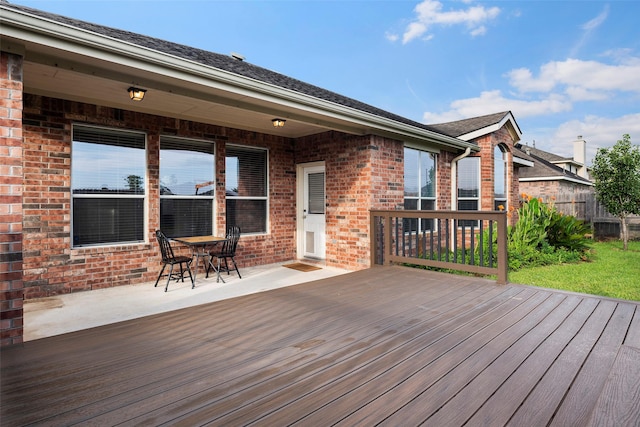 12610 Hobbs Terrace Dr, Tomball, TX 77377 - view of deck