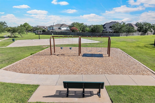 12610 Hobbs Terrace Dr, Tomball, TX 77377 - view of community featuring community basketball court and a residential view
