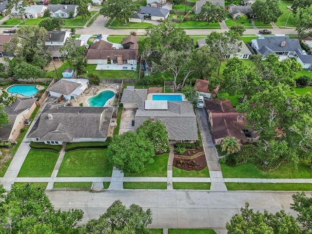 431 Shadow Creek Dr, El Lago, TX 77586 - aerial view of residential area featuring a pool area