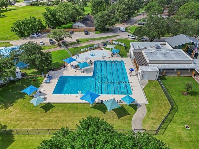 431 Shadow Creek Dr, El Lago, TX 77586 - bird's eye view of a pool