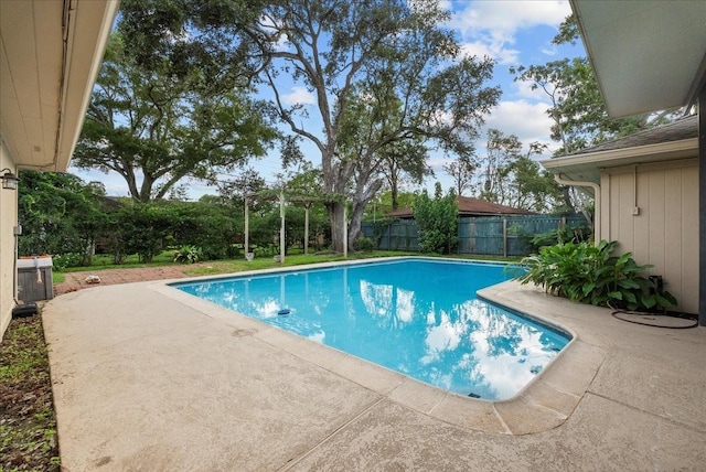 431 Shadow Creek Dr, El Lago, TX 77586 - view of pool with a patio and a fenced backyard