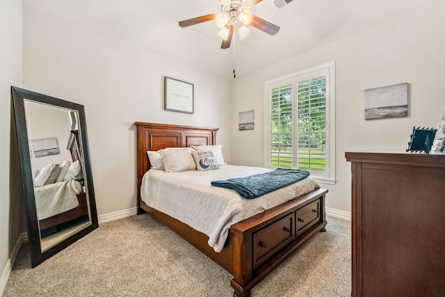 1114 Commons Waterway Dr, Huffman, TX 77336 - bedroom featuring carpet flooring and a ceiling fan