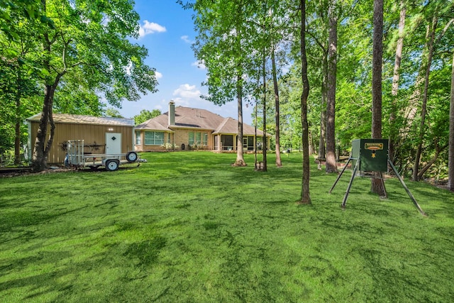 1114 Commons Waterway Dr, Huffman, TX 77336 - view of green lawn