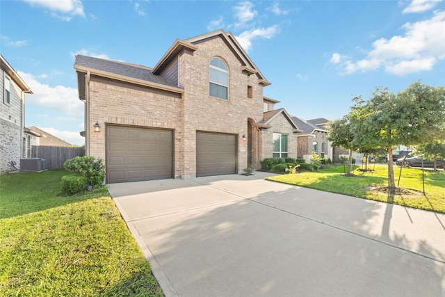 18534 Tall Woods Pl, Houston, TX 77084 - traditional-style home with brick siding, driveway, and an attached garage