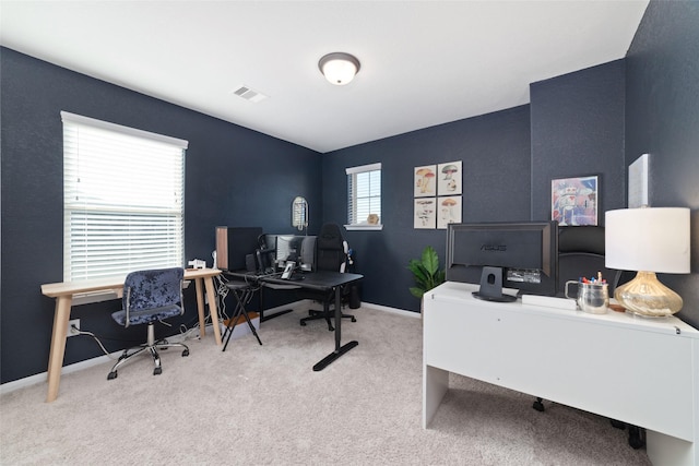 18534 Tall Woods Pl, Houston, TX 77084 - home office featuring carpet floors and baseboards