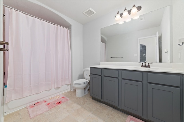 18534 Tall Woods Pl, Houston, TX 77084 - full bath with vanity and shower / bath combo with shower curtain