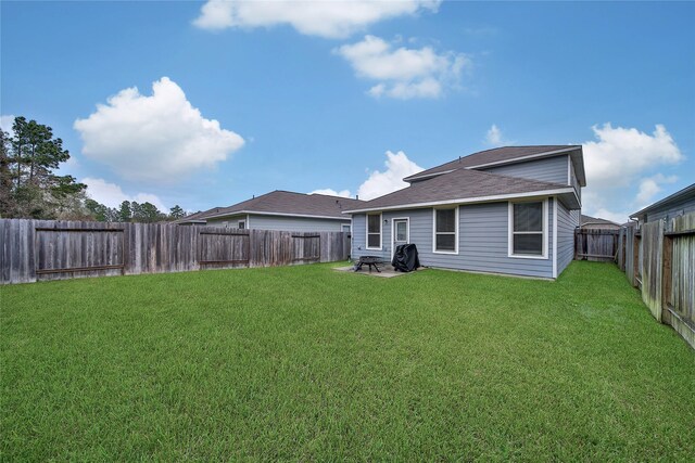 24715 Winema Woods Ln, Huffman, TX 77336 - back of house featuring a fenced backyard