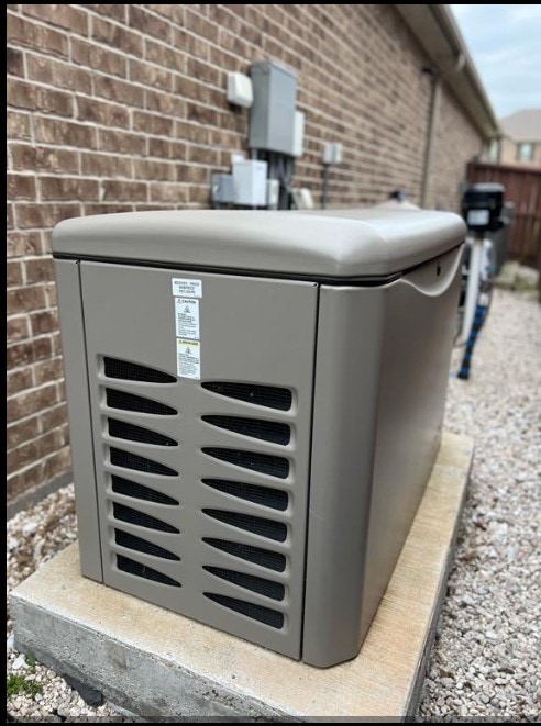 25119 Dunbrook Springs Ln, Katy, TX 77494 - exterior view of brick siding and a power unit