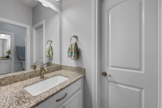 25119 Dunbrook Springs Ln, Katy, TX 77494 - bathroom featuring vanity and toilet