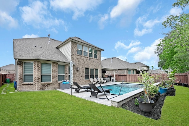 25119 Dunbrook Springs Ln, Katy, TX 77494 - view of swimming pool featuring a fenced backyard and a patio
