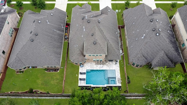 25119 Dunbrook Springs Ln, Katy, TX 77494 - drone / aerial view of a pool