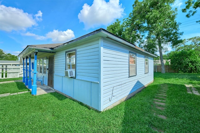 3214 Stallings Dr, Houston, TX 77088 - view of property exterior featuring cooling unit