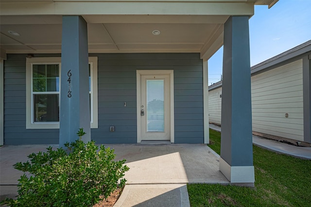6418 Gresham St, Wallis, TX 77485 - doorway to property with a porch