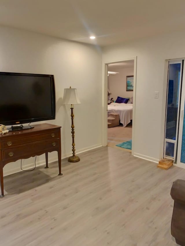 16510 De Lozier St, Jersey Village, TX 77040 - office featuring wood finished floors and recessed lighting