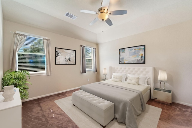 10750 Nathaniel Valley Path, Houston, TX 77016 - carpeted bedroom featuring baseboards and a ceiling fan