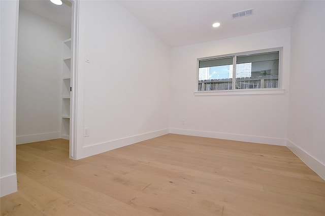 5330 Dumfries Dr, Houston, TX 77096 - spare room with light wood-type flooring and recessed lighting