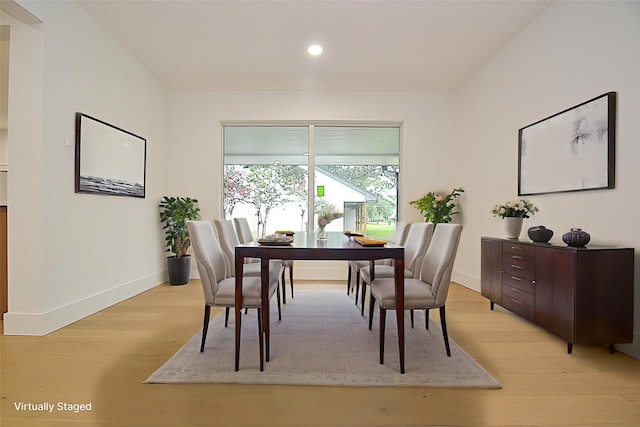 5330 Dumfries Dr, Houston, TX 77096 - dining room with recessed lighting and light wood finished floors