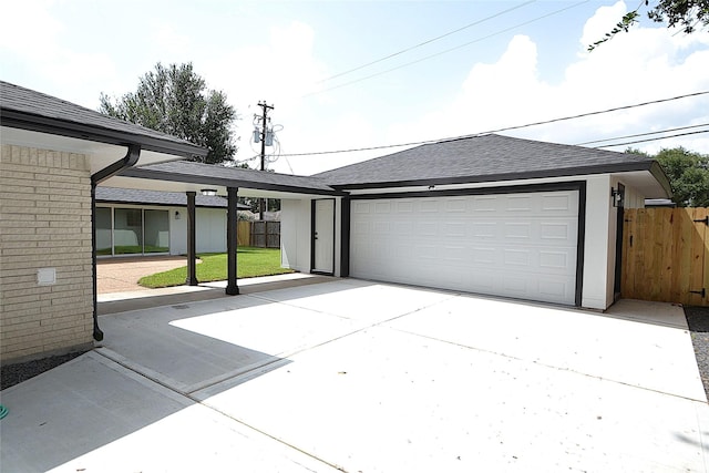 5330 Dumfries Dr, Houston, TX 77096 - garage featuring concrete driveway