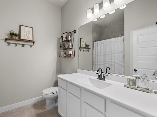706 Westwood Dr, League City, TX 77573 - full bath featuring vanity, tile patterned floors, and a shower with curtain