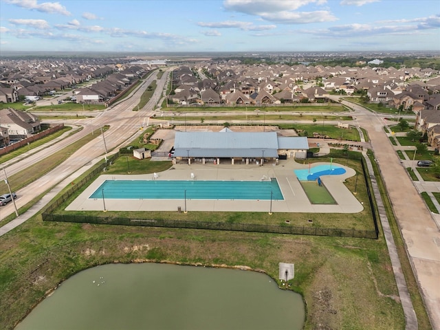 706 Westwood Dr, League City, TX 77573 - aerial overview of property's location with nearby suburban area and a pool