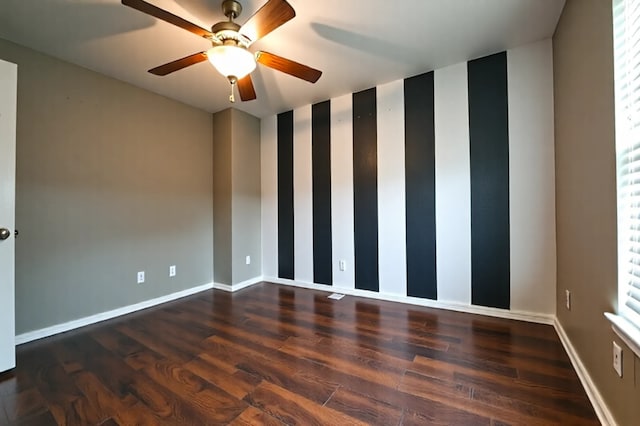 1927 Vermillion View St, Fresno, TX 77545 - unfurnished room featuring wood finished floors and ceiling fan