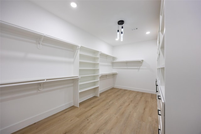 51 V Allen Ln, Coldspring, TX 77331 - spacious closet featuring light wood-style floors