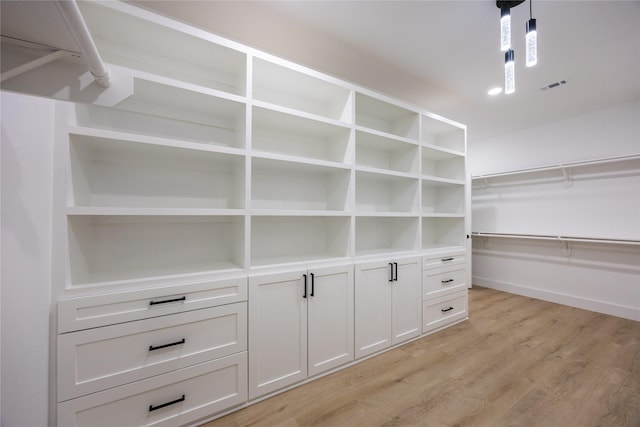 51 V Allen Ln, Coldspring, TX 77331 - walk in closet featuring light wood-style flooring